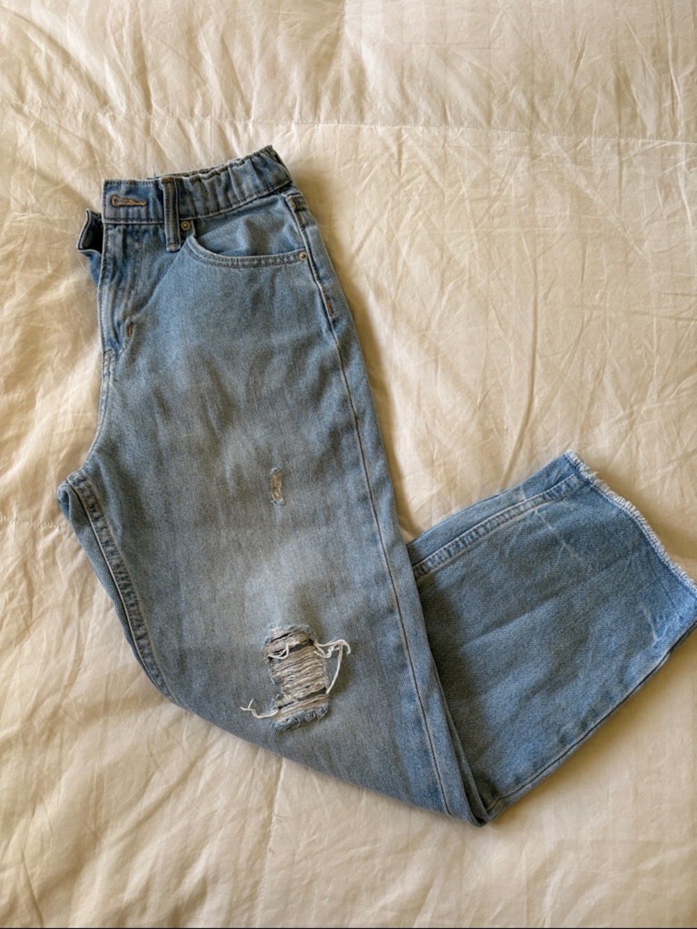 Old Navy Light Blue Distressed Kids' Jeans